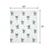 NEW Jay Franco Adult Licensed Silk Touch Throw, 60" x 70" - Stitch