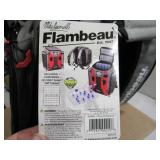 NEW Flambeau Outdoors Ike Backpack Softside Fishing Tackle Box, R50BW-1, Red and Black, 1 Piece
