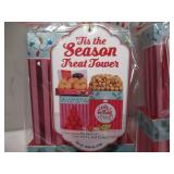NEW 2 Pack of Tis the Season Treat Towers - 6 Gourmet Food Gift Bundles