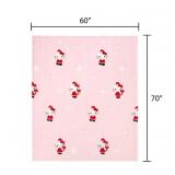 NEW Adult Licensed Holiday Silk Touch Throw, 60" x 70" - Hello Kitty