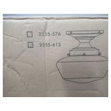 Minka Lavery 2255-613 1 Light 11.25" Height Semi-Flush Ceiling Fixture in Polish