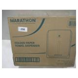 NEW Marathon 6404123 Folded Paper Towel Dispenser, Smoke