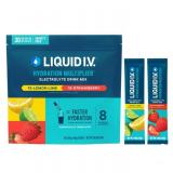 NEW Liquid IV Hydration Multiplier Electrolyte Drink Mix 30 Pack Set - 15 Lemon Lime/ 15 Strawberry