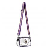 NEW Foco Brands Minnesota Vikings Clear Crossbody Bag