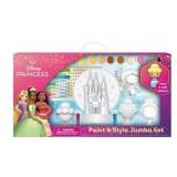 NEW Disney Princess Paint and Style Jumbo Set