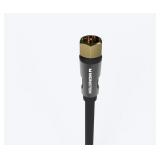 Monster 25-ft Rg6 Black Chrome Coaxial Cable Model #VME20016