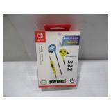 NEW PowerA FORTNITE Themed Wired Earbuds - Yellow