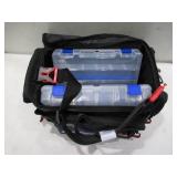 NEW Flambeau IKE 4TK Duffle Tackle Bag with 2 Tuff Trainers - Black