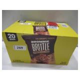 Brownie Brittle – Original Chocolate Chip Thin and Crispy Sweet Snacks (Pack of 20, 1 oz) - BB 7/2025