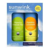 NEW Sunwink Daily Debloat + Fiber Superfood Powder Duo 4.2 oz., 2 pk.