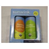 NEW Sunwink Daily Debloat + Fiber Superfood Powder Duo 4.2 oz., 2 pk.