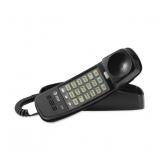 NEW AT&T 210 Basic Trimline Corded Phone, No AC Power, Wall-Mountable, Black
