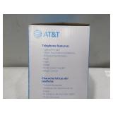 NEW AT&T 210 Basic Trimline Corded Phone, No AC Power, Wall-Mountable, Black