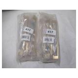 NEW Sapphire Octa 7-1/2-in , 192mm Center to Center Gold Rectangular Bar Appliance Pull 10 -Pack