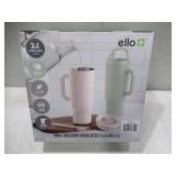 NEW Ello Port 40-oz. Stainless Steel Tumbler with Handle, 2-Pack, Dahlia Glow and Sage