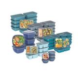 NEW Bentgo Prep 90-Piece Food Storage Set - High Tide Collection