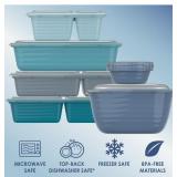 NEW Bentgo Prep 90-Piece Food Storage Set - High Tide Collection