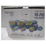NEW Bentgo Prep 90-Piece Food Storage Set - High Tide Collection