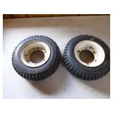 2 Carlisle Tires on Rims