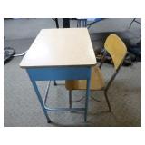 Vintage School Desk with Chair