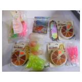 Milk Crate with Bait and Supplies