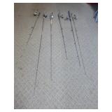 6 Fishing Rods and Reels