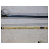 Ice Fishing Poles and a Reel