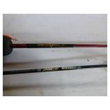 Ice Fishing Poles and a Reel