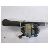 Ice Fishing Poles and a Reel