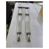 Shower Chair and Crutches