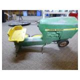 Vintage John Deere Metal Pedal Ride-On Tractor