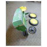 Vintage John Deere Metal Pedal Ride-On Tractor