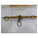 Antique Wooden Single Tree Yoke