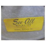 Large See-All Reflector Security Mirror