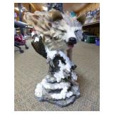 Wolf Glass Top Side Table