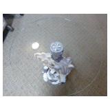 Wolf Glass Top Side Table