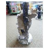 Wolf Glass Top Side Table