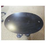 Bear Wood Top Side Table