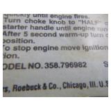 Blower and Sledge Hammer