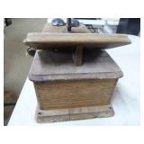 Antique Wall-Mounted Hand-Crank Telephone