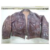 Vintage Leather Flight Jacket