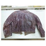 Vintage Leather Flight Jacket