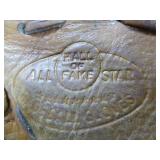 4 Old Baseball Gloves