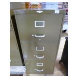 3 3-Drawer File Cabinets