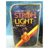 Stroh Light and Beefeater Bar Signs