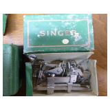 Vintage Singer Sewing Machine in Cabinet