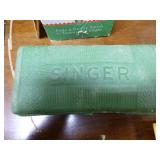 Vintage Singer Sewing Machine in Cabinet