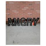 ANGRY Neon Sign 60x17