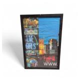 Live Girls Framed Artwork 30x43