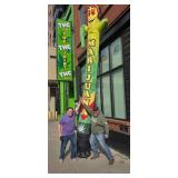 Large Ganja Blowup Fan Party Guy